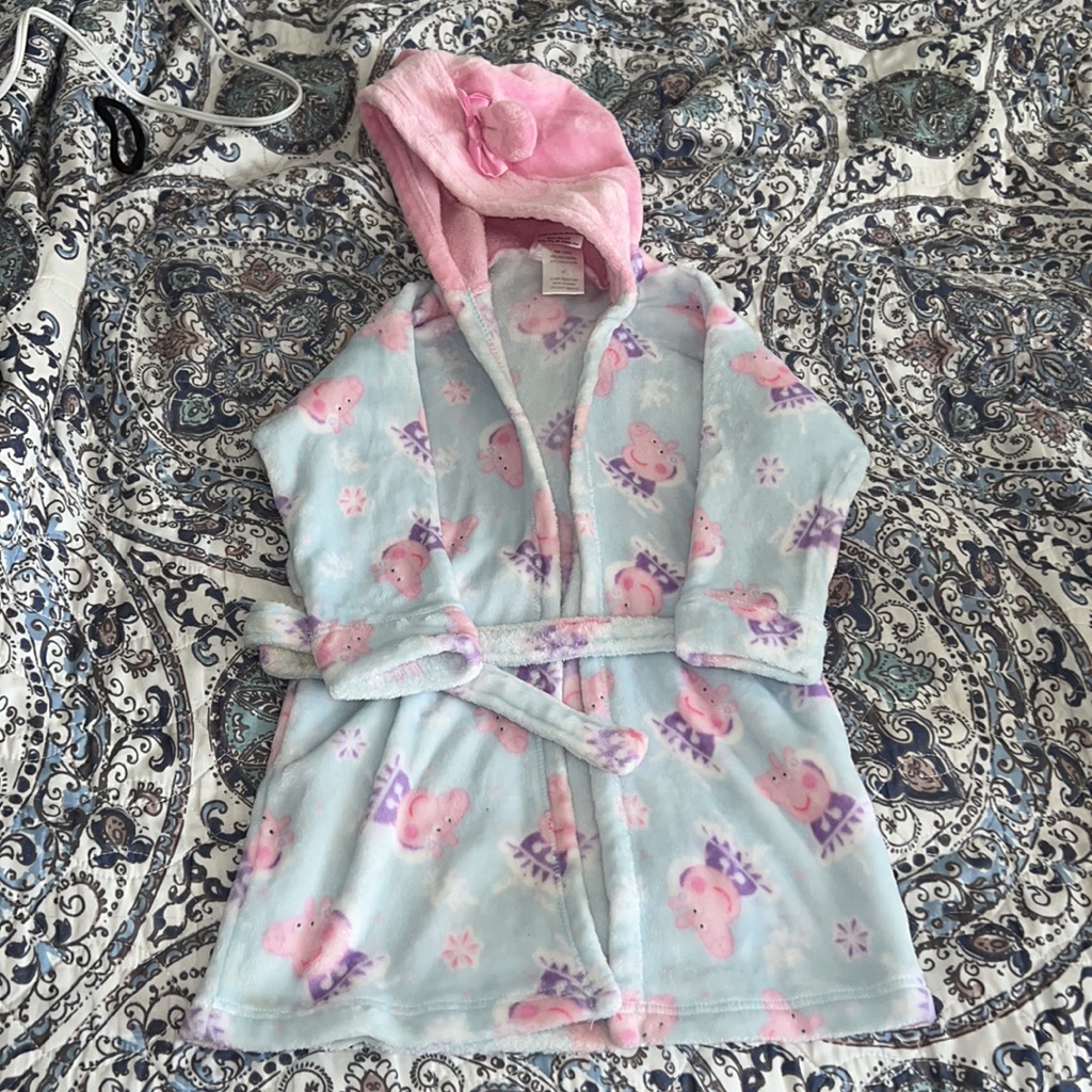 Toddler Girl Robe Peppa Pig